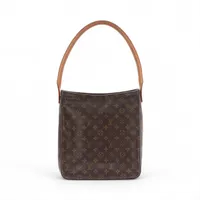 ヴィトン モノグラム ルーピングGM M51145 ブラウン