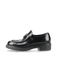 プラダ チョコレート パテントレザー ローファー 36.5 レディース