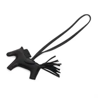 エルメス カルメン チャーム アニョーミロ ブラック YZ063888｜中古