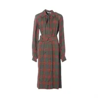 新品未使用セリーヌ［フィービー期］ワンピース　36サイズ セリーヌ フィービー期 コットン×レザー ワンピース S レディース