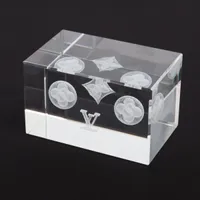 ヴィトン ペーパーウェイト クリスタル クリア YZ068110｜中古ブランド