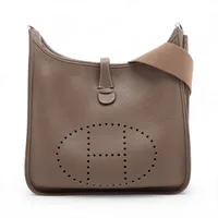 エルメス エヴリン3 29 PM トリヨンクレマンス エトゥープ シルバー金具 Y:2020年