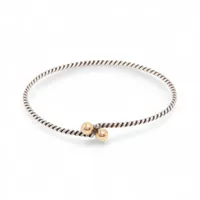 ティファニー ダブルフック バングル 925×750 14.8g シルバー A1821657