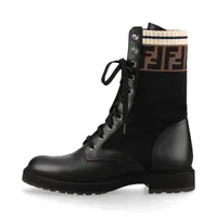 【極美品】✨ FENDI ✨ ロココ ズッカ柄 コンバットブーツ ソックスブーツ kyoto-yorozuya_51012083