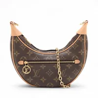 ヴィトン モノグラム ループ M81098 ブラウン RFID反応あり