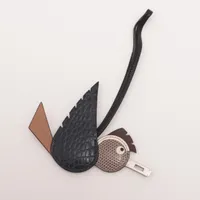 エルメス バーディ B:2023年 チャーム アリゲーター×リザード ブルー