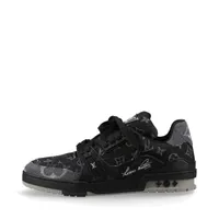 Louis Vuitton LV Trainer Line 23 years Denim & leather Sneakers
