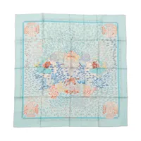 エルメス カレ90 RENCONTRE OCEANE 大西洋の出会い スカーフ シルク