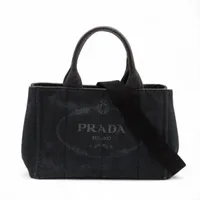 プラダ グレースカーフ レザー 2WAYショルダーバッグ ブラック 1BA111
