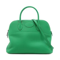 エルメス ボリード35 トリヨンクレマンス バンブー シルバー金具 □R:2014年
