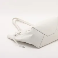 セリーヌ カバファントムスモール レザー トートバッグ ホワイト