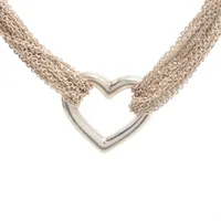 ティファニー オープンハート ネックレス 750(YG) 5.5g A2719250｜中古