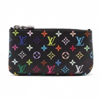 ヴィトン×草間彌生 LV×YK ポシェットクレ M81929 PVC×レザー コイン