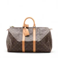 ヴィトン モノグラム キーポル55 M41424 ブラウン A4150725｜中古