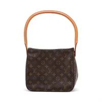 ヴィトン モノグラム ルーピングMM M51146 ブラウン