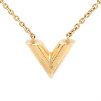 ヴィトン M80137 エセンシャル V LE0280 ネックレス GP ピンクゴールド