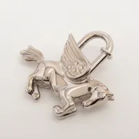 エルメス カデナ ペガサス チャーム GP シルバー A4123502｜中古