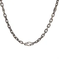 グッチ GG＆ビー エングレービング ネックレス 925 21.9g シルバー