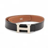 HERMES H型バックル シルバー 箱付き　75 HERMES H型バックル シルバー 箱付き 75 HERMES H型バックル シルバー