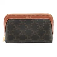 ヴァレンティノ×アンダーカバー スカル ナイロン×レザー ポーチ