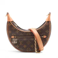 ヴィトン モノグラム ループ M81098 ブラウン RFID反応あり