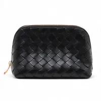 ボッテガヴェネタ イントレチャート レザー ウォッチケース ブラック