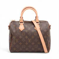 ルイヴィトン　アンプラント　バンドリエール　ブラウン ルイヴィトン LOUIS VUITTON 25 スピーディバンドリエール モノグラム