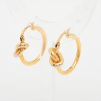 バレンシアガ ロゴプレート ピアス(両耳用) GP シルバー A2469358