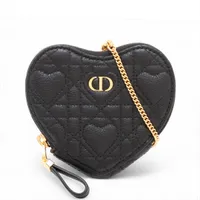 クリスチャンディオール ディオラマ レザー チェーンショルダーバッグ