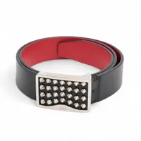 クリスチャンルブタン マカロン ロックスタッズスパイク レザー