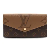 ヴィトン モノグラム ポルトフォイユサラ M81477 ブラック×ピンク