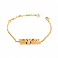 ディオール Oui ダイヤ コードブレスレット 750(YG) 総1.0g JOUI95019