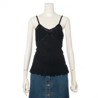 美品ꕥCHANEL カメリア ココマーク キャミソール ノースリーブ 36 美品ꕥCHANEL カメリア ココマーク キャミソール ノースリーブ 36 美品