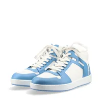 エルメス インジェクト レザー ハイカットスニーカー 42 メンズ ライト