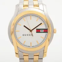 グッチ 5500XL SS SS QZ 白文字盤 A4126869｜中古ブランド品・ブランド
