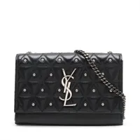 クリスチャンルブタン パネトーネ レザー×スタッズ チェーンショルダー