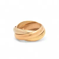 カルティエ トリニティ リング 750(YG×PG×WG) 11.3g 52 A4128288｜中古