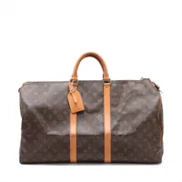 【LOUIS VUITTON】ボストンバッグ　サック ポロション　モノグラム ルイヴィトンサックポロション 14145 ブラウン ユニセックス