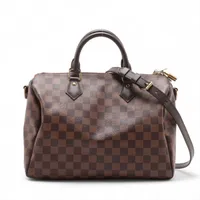 ヴィトン ダミエ スピーディバンドリエール30 N41367 ブラウン RFID反応あり