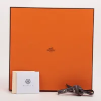 エルメス モザイク24 プラチナ ディナープレート 陶器 シルバー 2枚