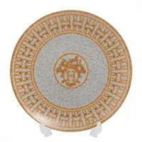 エルメス モザイク24 ゴールド デザートプレート 陶器 ゴールド 底印