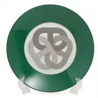 エルメス ラリー24 プレート 陶器 グリーン 底印「月」 A4128761｜中古