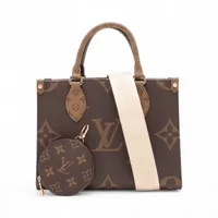 ヴィトン モノグラム ジャイアント リバース オンザゴー PM M46373 ブラウン RFID反応あり