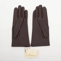 エルメス シェーヌダンクル グローブ 7 ラムスキン モカ ドライビング