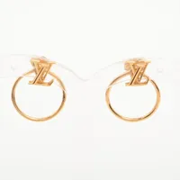 ヴィトン M01777 ピアス モノグラム チェーン LE1294 ピアス(両耳用