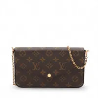 ヴィトン モノグラム ポシェット フェリシー M81896 ブラウン RFID反応あり