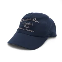 ディオール 243C904D4511 Diorロゴ キャップ L コットン ブラック