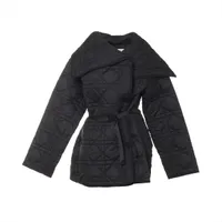 イッセイミヤケ 10AW ポリエステルボウカラーフレアコート イッセイミヤケ ポリエステル 中綿コート 1 レディース ホワイト