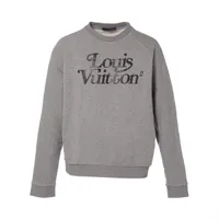 ヴィトン×NIGO LVロゴ 20AW コットン スウェット L メンズ グレー