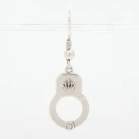 ジャスティンデイビス ピアス(片耳用) 925 2.0g 手錠モチーフ 925